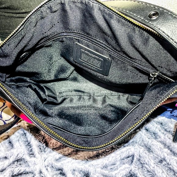 NWOT - COACH BLACK SMALL DUFFLETTE (21377) - Picture 9 of 9